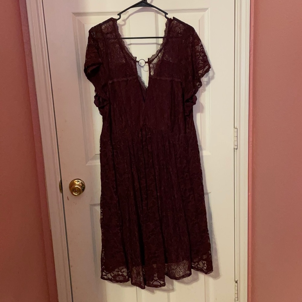 Torrid lace mid length dress